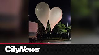 North Korea sends balloons with excrement and trash into South Korea