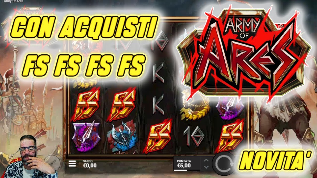 🔴 ARMY OF ARES | + ACQUISTI FS FS FS FS | HACKSAW GAMING | CRAZY SLOT |