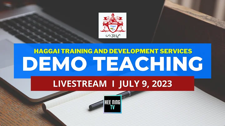 DEMO TEACHING JULY 9, 2023 I Haggai Training and development Services #18unitsProfEd - DayDayNews