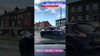 Real Liverpool Norris Green Test Route with Street Names, Speed Limit and Directions