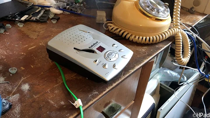 RadioShack Answering Machine Destruction
