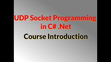 UDP Socket Programming in Microsoft C# .Net, network programming primer