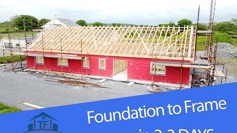 From Foundation to Frame (In 2-3 DAYS!) 🏡 Timber Frame Ireland