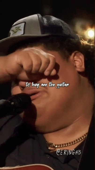 Iam gets emotional with his broken guitar #iamtongi #americanidol #shorts