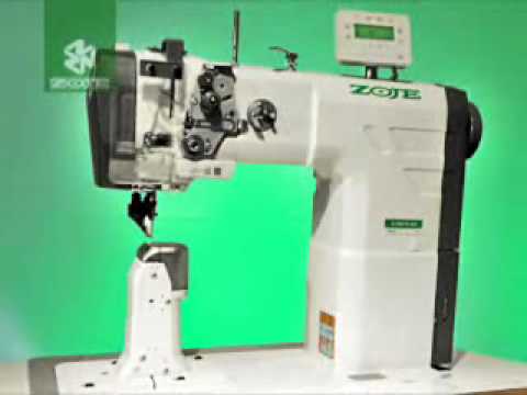 Máquina de Coluna Eletrônica profissional Zoje para costurar calçado e couro em geral. Versões com ou 1 ou 2 agulhas, ...