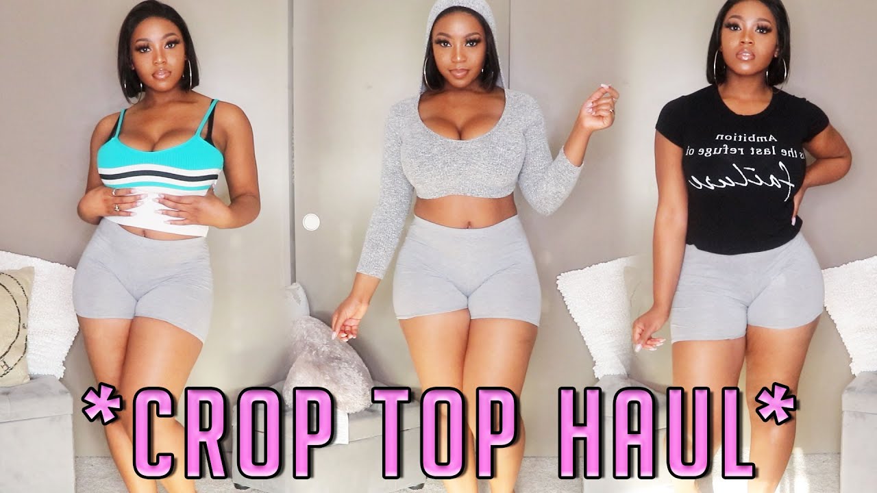 Plus Size Crop Top Try On Haul 