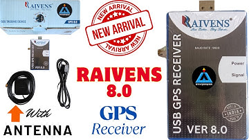Raivens 8.0 GPS Receiver with Antenna for SBI and BOB CSPs