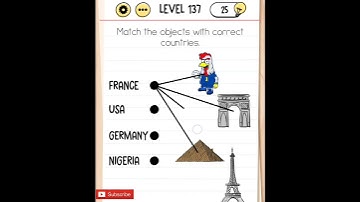 Match the objects with correct countries | Brain Test | Level 137