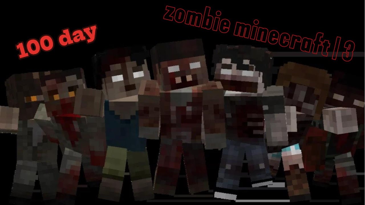 zombie minecraft 100 day | part 3 - YouTube