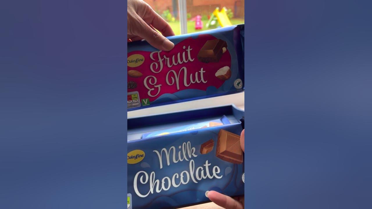 Dairyfine Fruit&Nut And Milk Chocolate YouTube