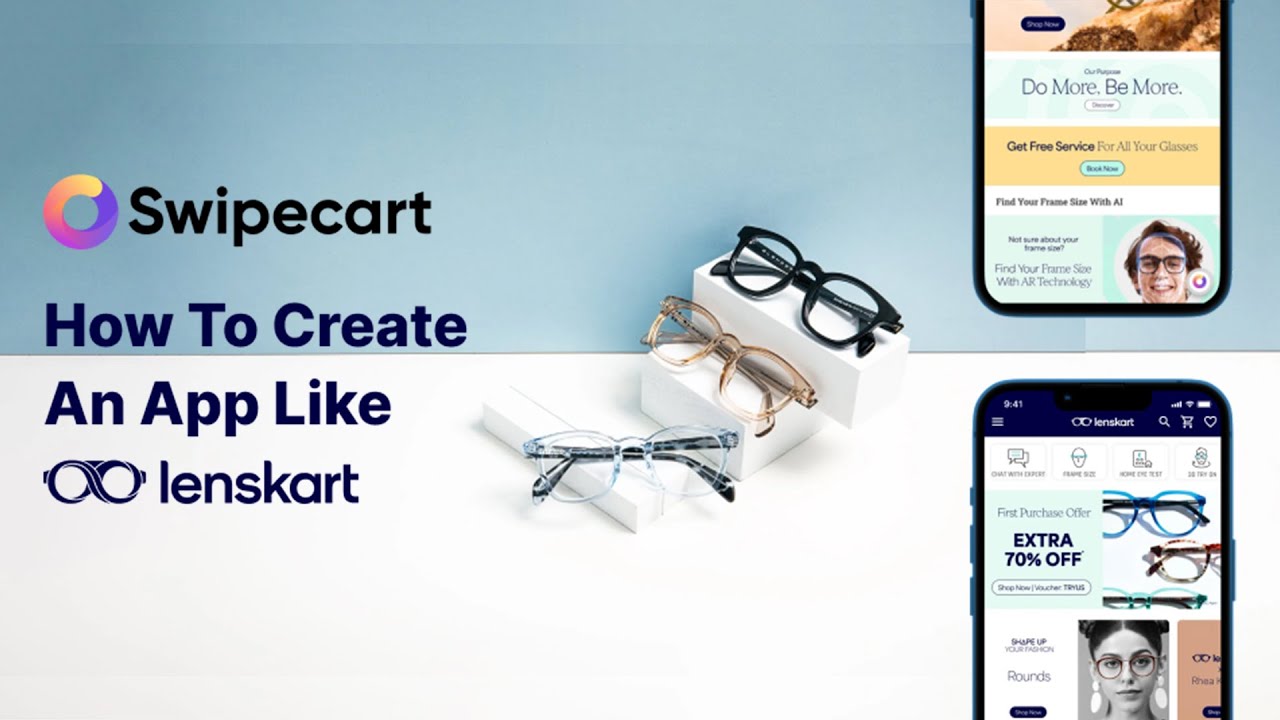 How to create an app like Lenskart lenskart free app ios android 
