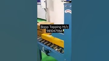 Bopp Box Tapping Machine