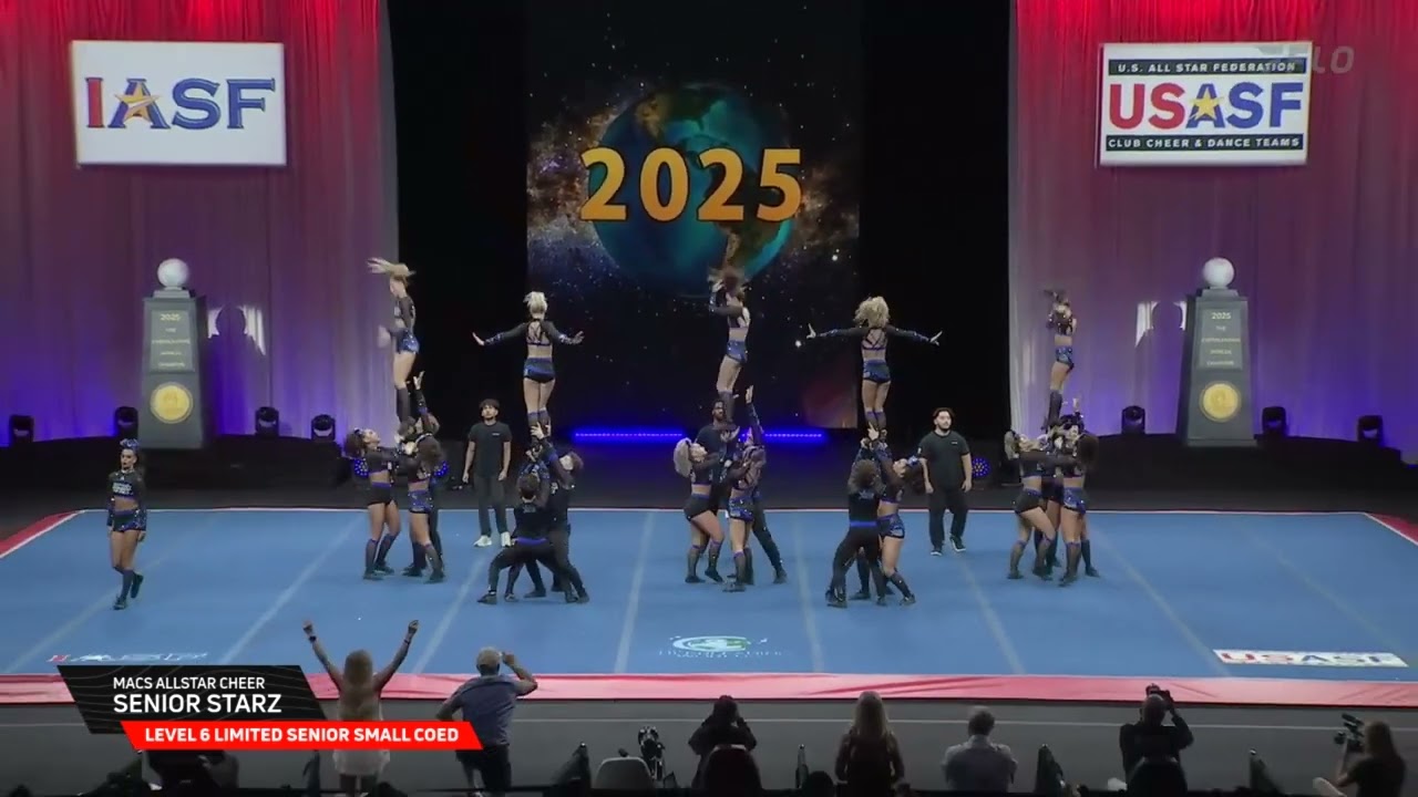 Macs Allstar Cheer Senior Starz Finals [2025 The Cheerleading Worlds] WITH SOUND
