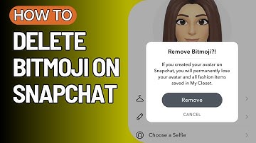 How to Delete Bitmoji on Snapchat (2024)