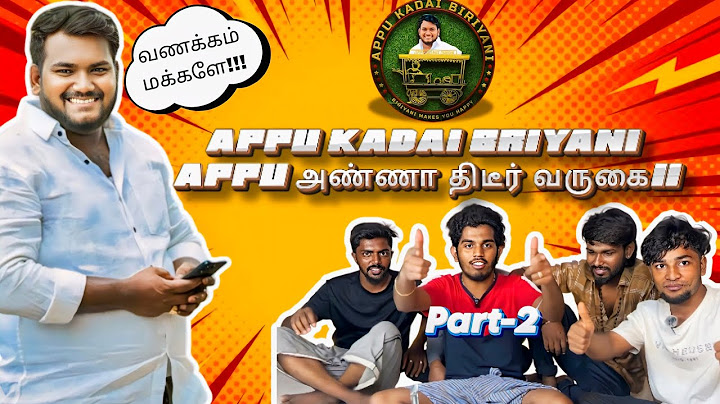 🔥Appu Kadai Briyani! | Appu அண்ணா திடீர் வருகை 🍗😲| Full Fun & Chaos While Cooking!|part-2#funny