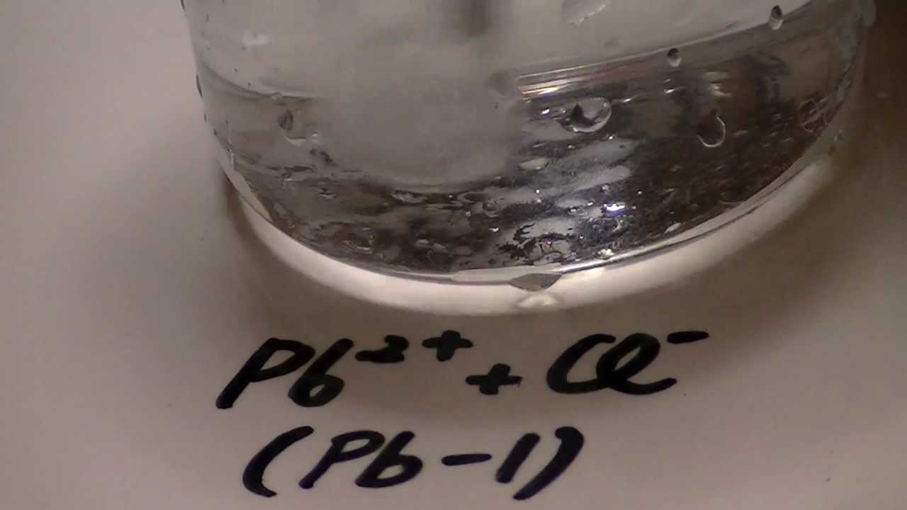 Pb1鉛 イオンと塩化物イオンの反応 加熱pb2 Cl Mts Youtube
