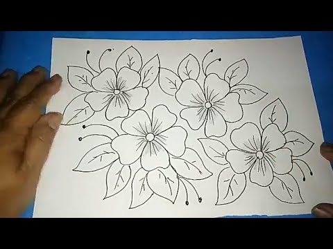 Gambar Batik  Bunga  ornamen 4  YouTube