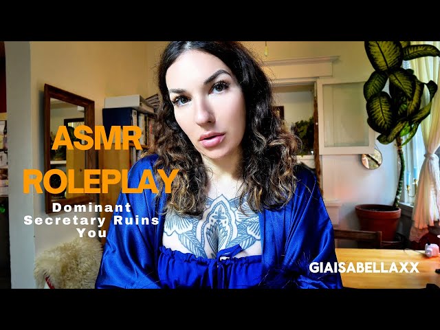 ASMR Roleplay Dominant Secretary Ruins You