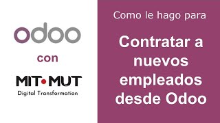 Contrata nuevos empleados con ayuda de Odoo 2022