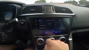How to Check Onboard Computer in Renault Kadjar ( 2015 – now ) - Find and Manage Trip Info