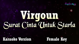 Virgoun - Surat Cinta Untuk Starla, 'Female Key' (Karaoke Version)