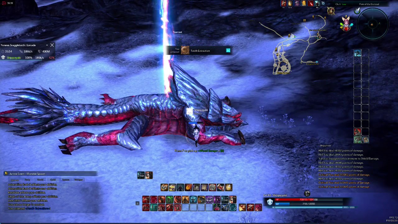 Tera Lancer (68 LVL Snaggletooth) -