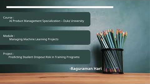 Duke University - Managing Machine Learning Projects - Final Project