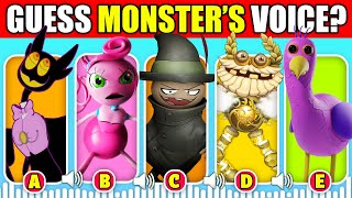 ULTIMATE Guess the MONSTER'S VOICE | BILLIE BUST UP, GARTEN OF BANBAN Chapter 4 & POPPY PLAYTIME 3