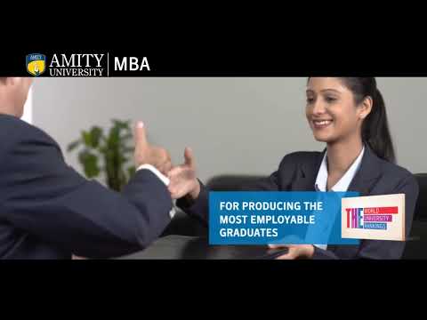 Amity MBA: Shaping Employable Graduates for a Global Future - video from Amity University