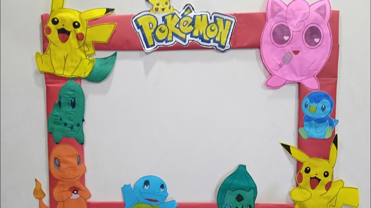Frame Pokemon Simple Pokemon Photo Frame