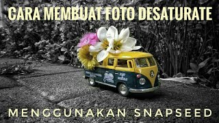 Cara membuat foto berwarna sebagian (Desaturate) menggunakan aplikasi Snapseed screenshot 1
