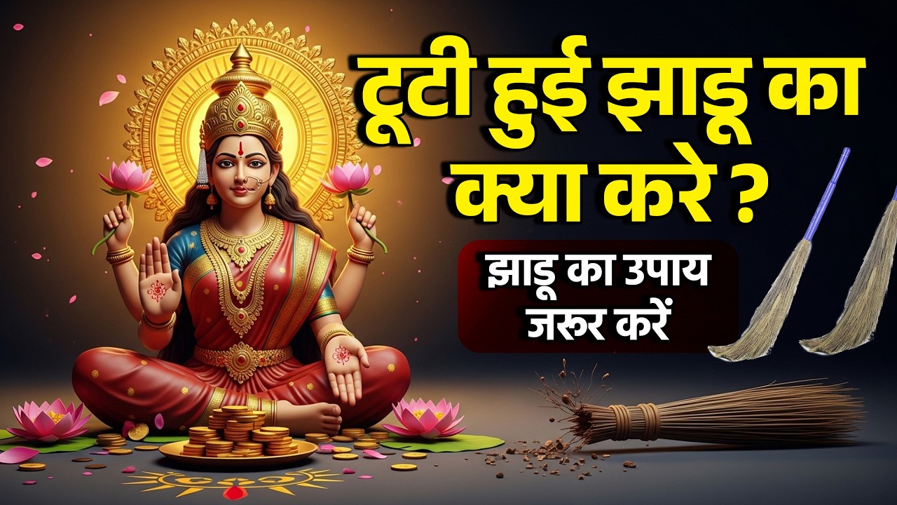घर की टूटी झाड़ू रखने से क्या होता है? माता लक्ष्मी का रहस्य