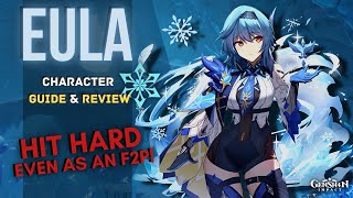 Hits Like A Truck Even As An F2P | Complete Eula Build Guide & Review | Genshin Impact
