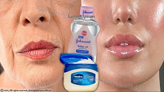 Baby oil and Vaseline will make your skin younger like a little girl. skin tightening home remedies