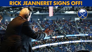 Rick Jeanneret Signs Off For The Final Time | Buffalo Sabres