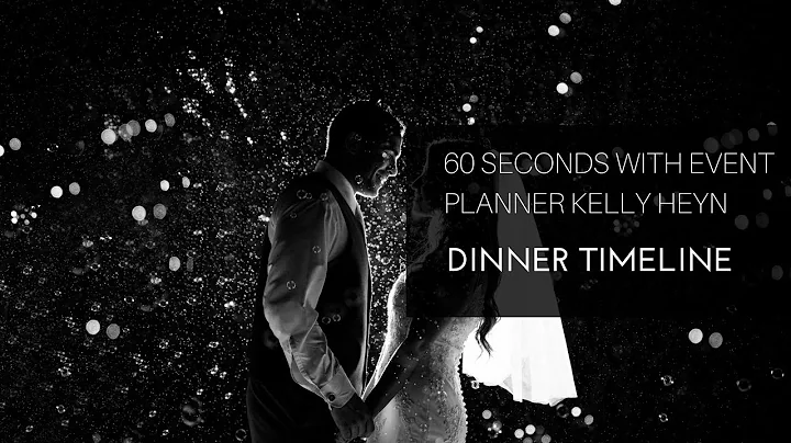 WEDDING PLANNING TIPS: WEDDING DINNER TIMELINE - S...