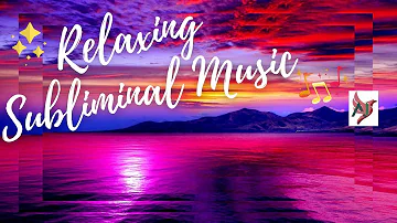 Powerful Subliminal Music ♪🎶 Soft Piano & Water for Happiness,Headache,Migraine,Pain,Anxiety Relief