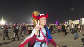 Fransa - Danimarka Maçına Taraftar Akın Etti