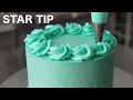 Star piping tip masterclass  cake decorating for beginners 