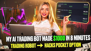 MY NEW AI TRADING BOT MADE ME $1000 IN JUST 6 MINUTES TRADING ROBOT ➜ HACKS BINARY OPTIONS TRADING