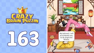 Crazy Brain Puzzle Level 163 Queen's Fart | Complete Walkthrough & Solutions! 🎯