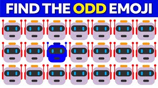 FIND THE ODD EMOJI OUT Only 5% Spot the Difference | Odd One Out Puzzle | Find The Odd Emoji Quizzes by Brain Busters 12,549 views 3 months ago 10 minutes, 13 seconds