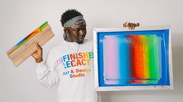 How To Screen Print Gradient "Split Fountain" Technique