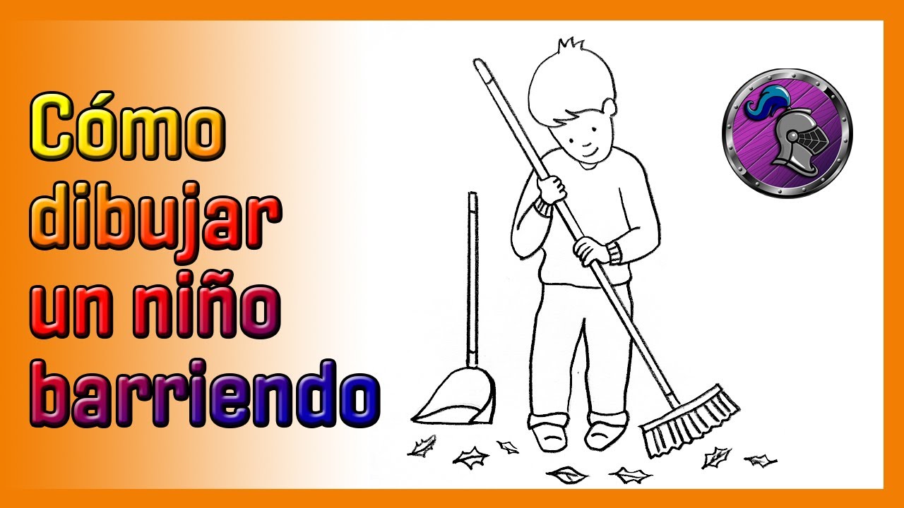 ????????Cómo dibujar un NIÑO BARRIENDO ????????how to draw a boy sweeping ✏️???? -  YouTube