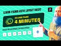 Quick Figma Auto Layout Basics Tutorial (Less Than 4 Minutes!) Figma Tutorial For Beginners in Hindi