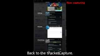 How to use tPacketCapture (for Android 4.0) screenshot 2