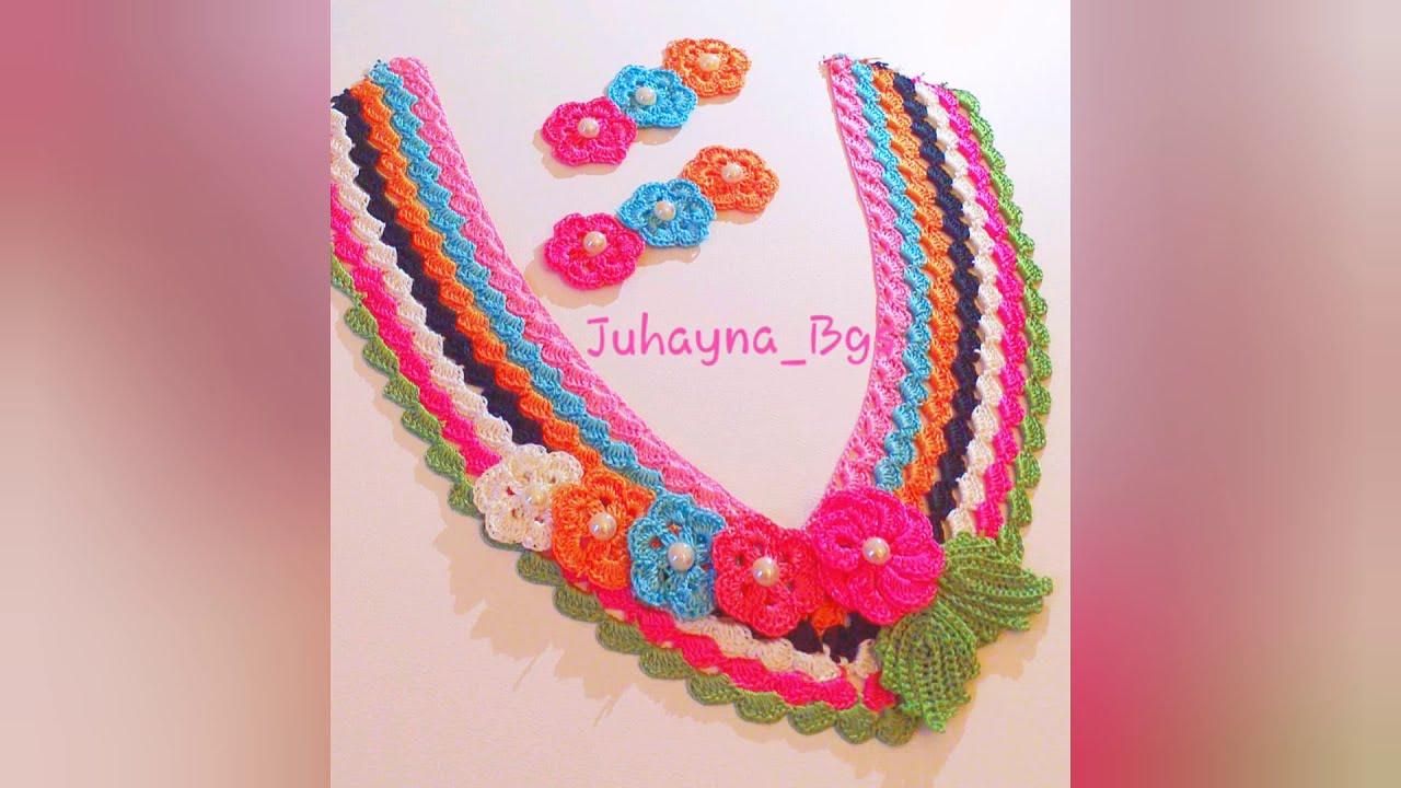 اصنعي أروع صدر كروشي من بقايا الخيوط_ Crochet Juhayna