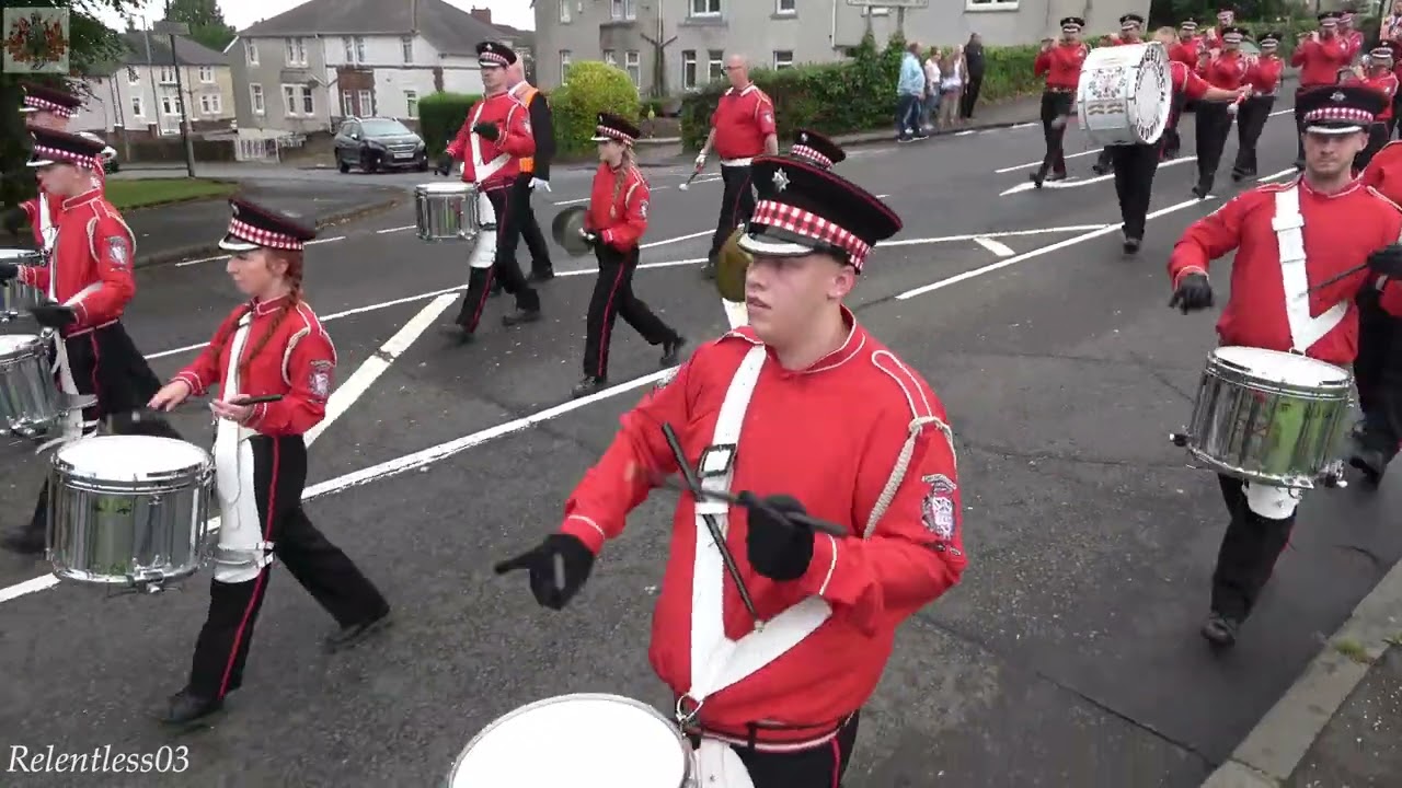 Drumgelloch Bible & Crown @ Airdrie Morning District Parade (Central Scottish 12th) ~ 05/07/25 (4K)