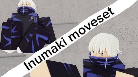 Skill builder Inumaki moveset in Jujutsu Shenanigans.
