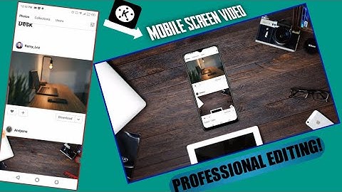 How to Edit Screen Recording video with Mobile Frame / in kinemaster 2021| Editing Leader PK